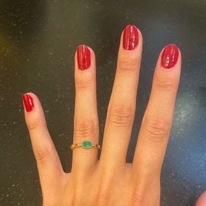 Beautiful gold ring bought from a boutique in Madrid. Should be around a size 5.